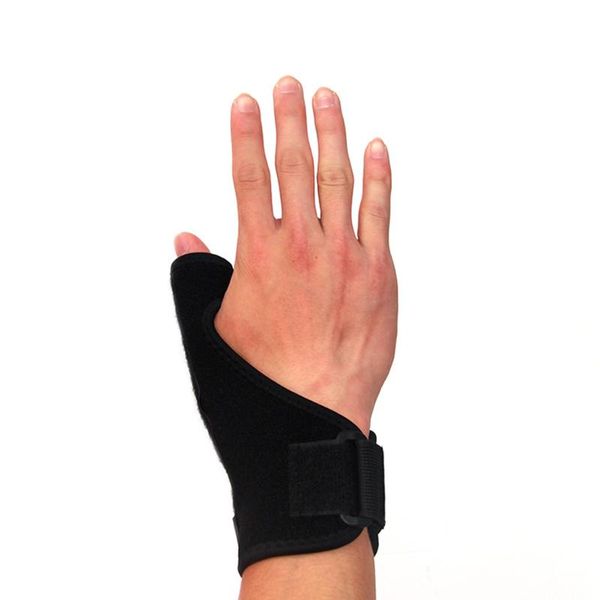 

wrist brace stabiliser pain relief sport support splint spica arthritis thumb, Black;red