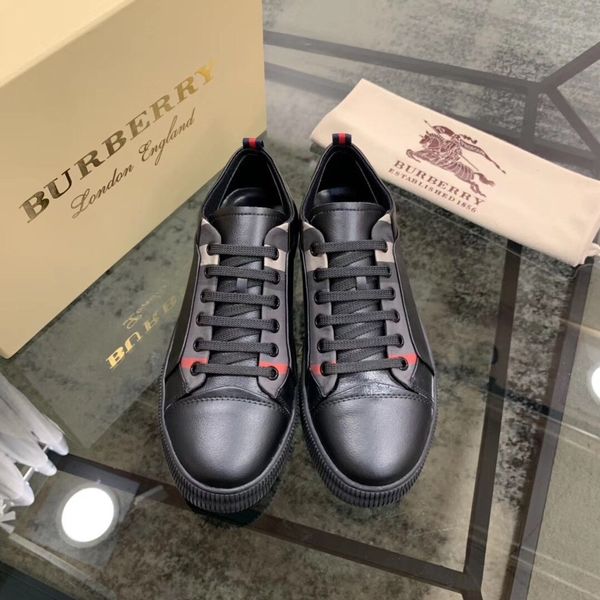 

the same style high-end luxury men's casual sports shoes australian fashion design brand vintage platform men's shoes wild style y, Black