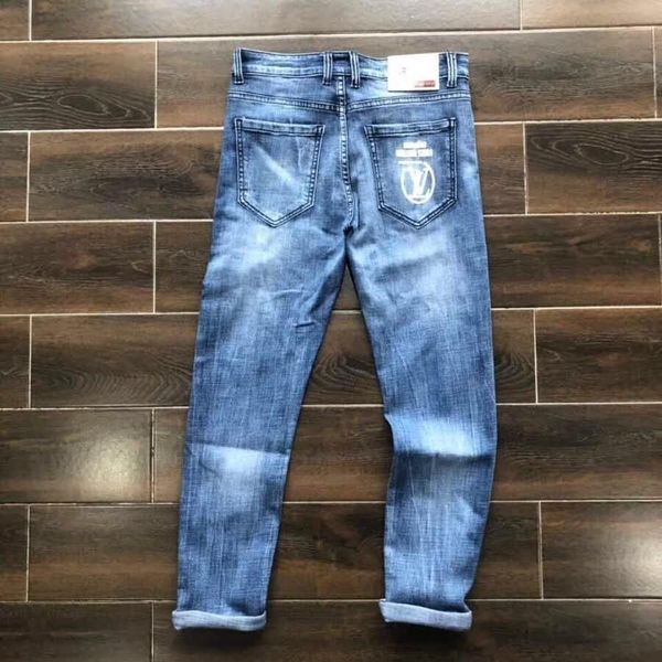 

2019 new men's jeans 25#, Blue