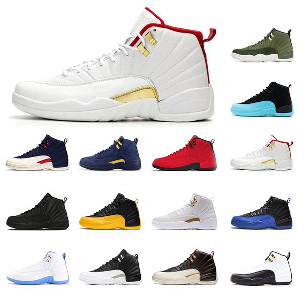 

air retro jordan men trainers 12 basketball shoes fiba reverse taxi university gold dark grey 12s mens sports jumpman sneakers