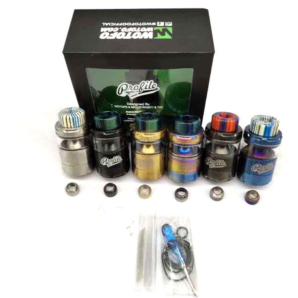 

Best Profile Unity RTA Atomizer Vapor Tank 510 Thread Resin Drip Tip Top Filling with Mesh Coils DHL Free