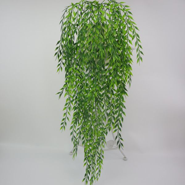 

1bunch 60cm artificial weeping willow ivy vine outdoor indoor hanging decor