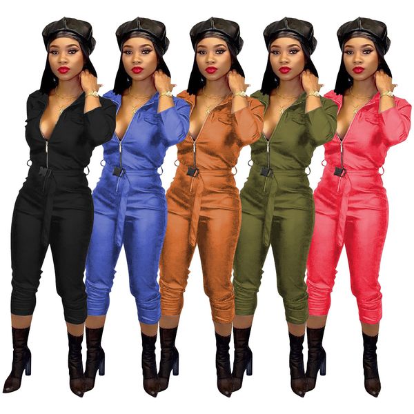 

women zipper jumpsuits street wear casual stretchy long sleeves club party casual solid color faux leather bodycon overalls jumpsuit rompers, Black;white