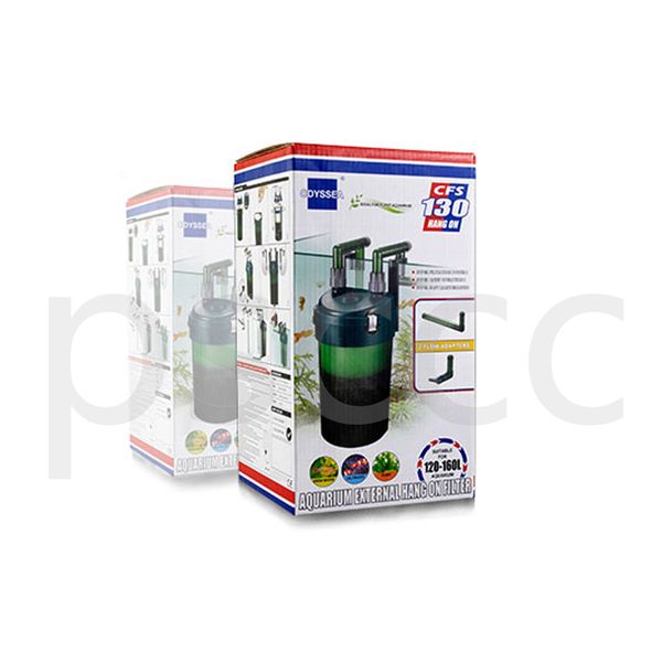 

aquarium nano hang on canister filter odyssea cfs-130 external freshwater saltwater marine reef fish tank filter,super sound-off