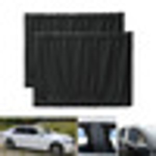 

cover plastic rails bands 50*47cm car window curtains accessory kit privacy uv protection sun shade side parts