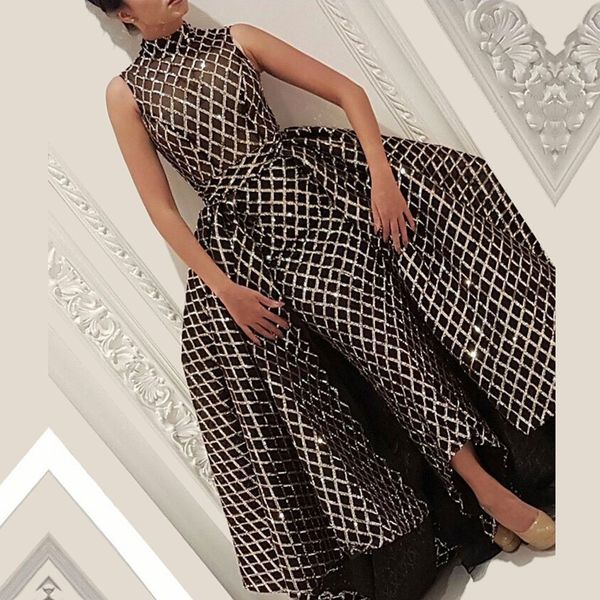 

2021 plus size ball gown long muslim arabic ball gown black evening prom dresses gowns elegant woman formal party dress