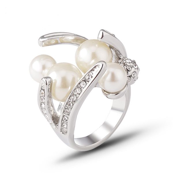 

[ddisplay]creative diamond pearls ring silver ring posh lady exquisite big gem rings jewelry girlfriend lover rings wedding