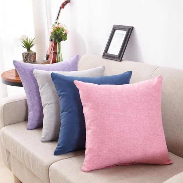 

2018 pillow case 40*40 simple fashion throw pillow cases cafe sofa cushion cover home decor new de25