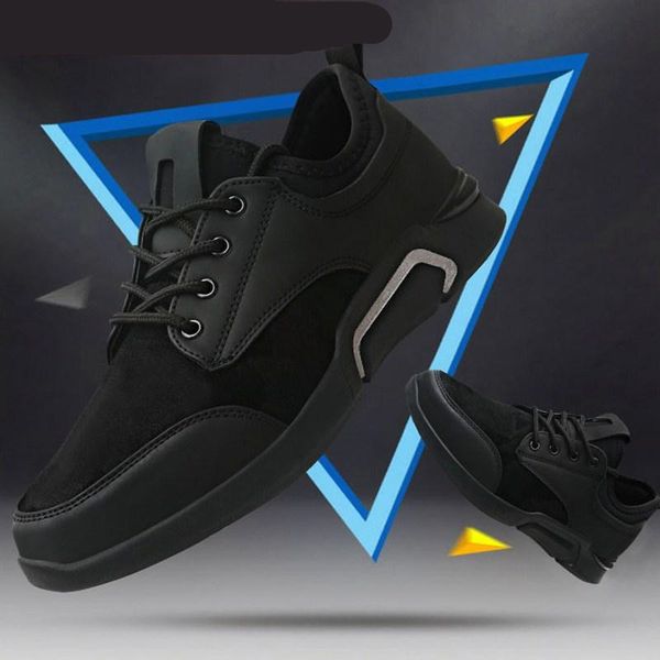 

fashion men sneakers casual shoes feminino comfortable breathable board shoes athletic sneakers shoes#g35, Black