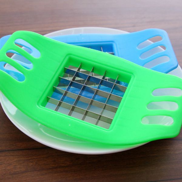 

2018 usefultool creative french fry potato chip cut cutter chopper chipper blade vegetable home fruit slicer