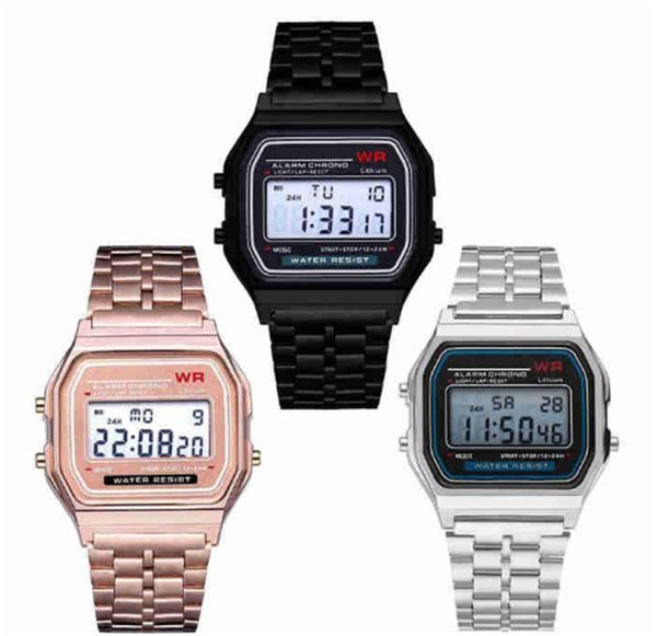 

F91 W sports watch Watches F-91 W steel belt of thin electronic watch f91w& A159w watches