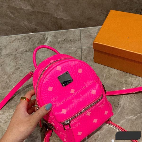 

De igner backpack fluore cence color mom backpack fa hion bag m pattern luxury pur e women backpack