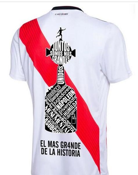 

River Plate 2018 Copa Libertadores Champions Home Jersey,CONMEBOL Libertadores Champiom JERSEYS,G.MARTINEZ 10 R.MORA 7 Jersey Thai Quality
