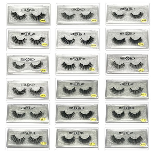 

32style 5d false eyelashes handmade natural long soft premium quality mink fake eyelashes makeup reusable eyelash
