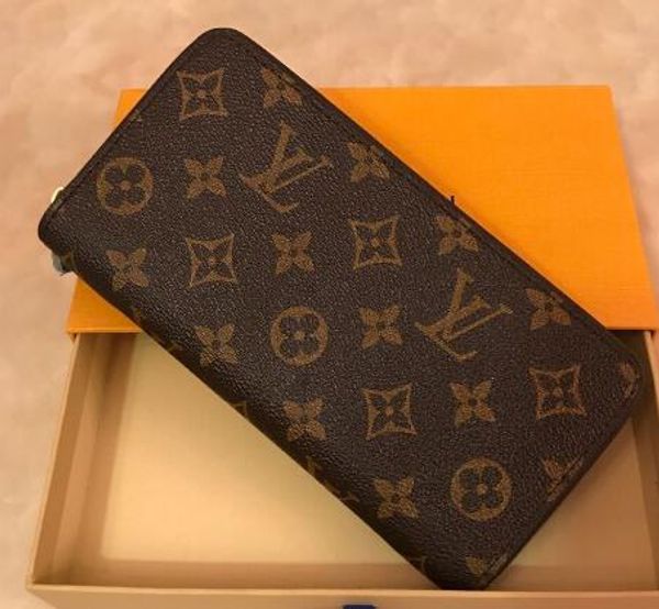 

Sell whole ale new brand ingle zipper luxury de igne women pu leather wallet lady ladie long pur e