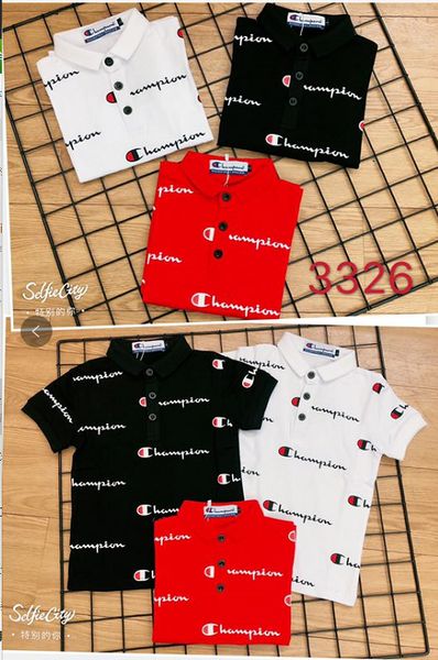 

2019 high quality children's shirt short-sleeved T-shirt 06