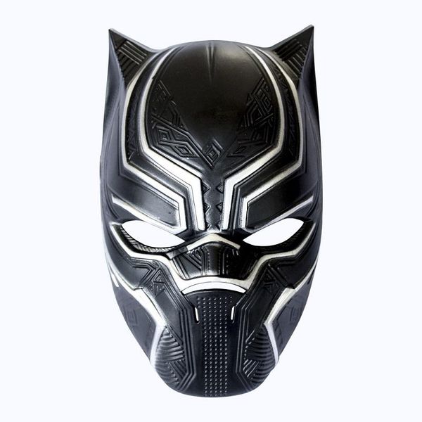 

1pcs new fashion captain america mask panther helmet marvel anime halloween horror dress up live mask 15cm*24cm, Silver