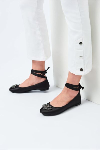 

pearl black women ballerina 120130005633