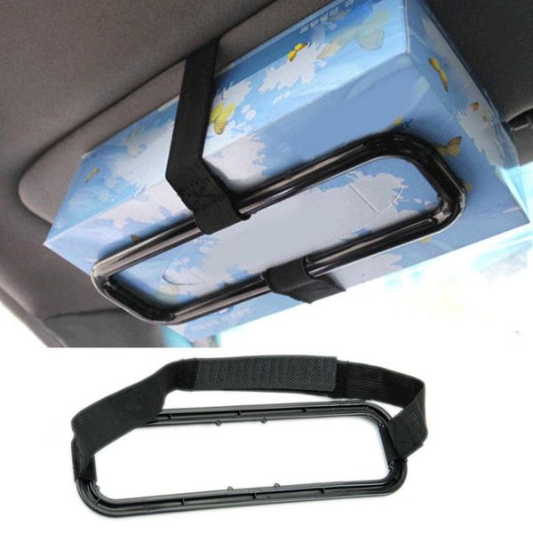 

universal car sun visor tissue paper box holder auto seat back paper napkin seat back bracket hold clip auto accessories