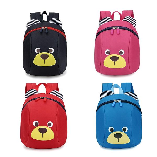 

cartoon children cute backpack children student school bag anti-lost backpacks with traction rope bags gift bag for girls boys
