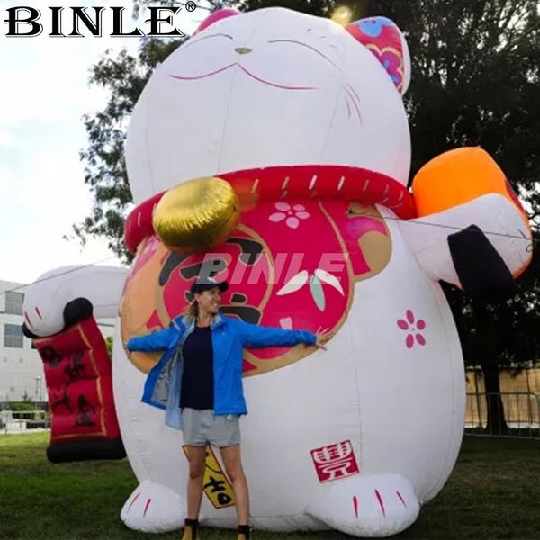

most popular japanese giant inflatable lucky cat inflatable fortune cat advertising mascot for store decoration
