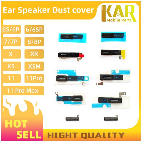 

100pcs lcd ear mesh adhesive ear speaker for iphone 11 xsmax xs x xr 8 7 6s 6 plus 5 5s inner ear earpiece speaker anti dust grill mesh net