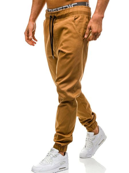 

2019 men spring autumn sweatpants cargo pants trousers male casual fashion slim fit outdoor sport pencil pants sweatpants hombre, Black