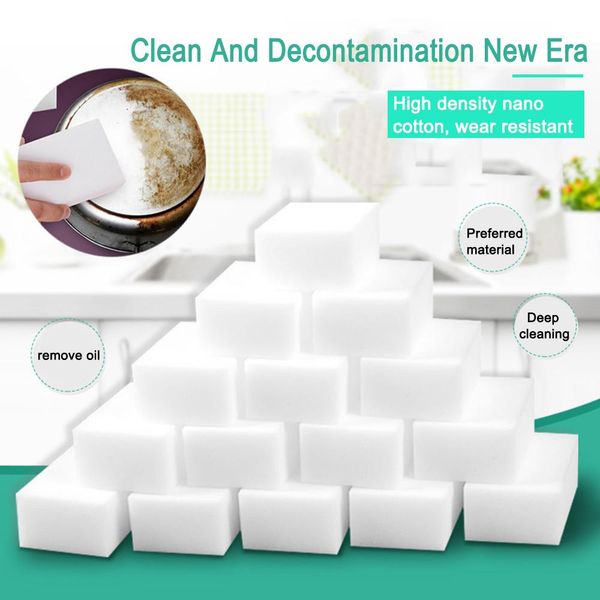 

2019 new sponge eraser kitchen duster wipes home accessory microfiber dish car cleaning melamine sponge nano wholesale