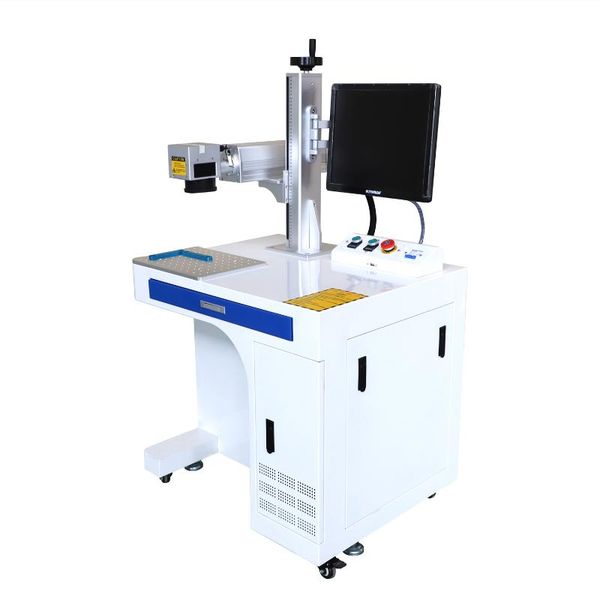 

20w 30w 50w 100w mini portable metal stainless steel carbon steel color fiber laser marking machine price