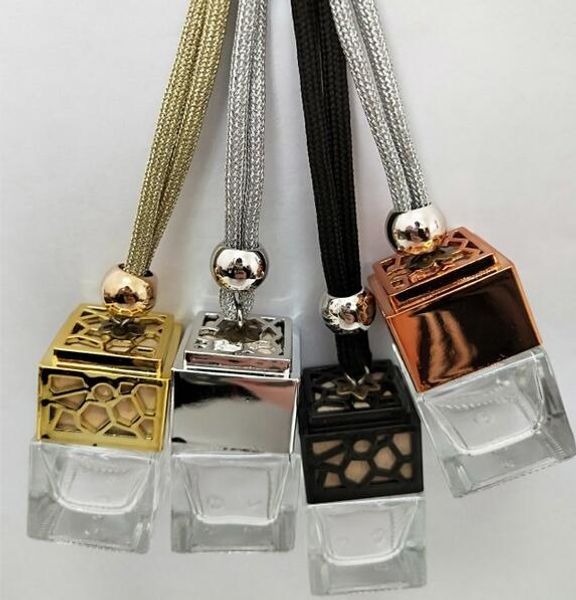 

Sell 5ml perfume bottle cube perfume empty gla bottle car hanging air fre hener ornament fragrance empty gla bottle