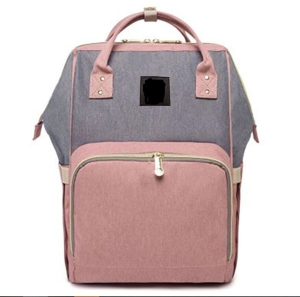 

2019 горячие моды мумия материнства 44см подгузник сумка большой емкости младенца перемещения мешка backpack desinger nursing сумка y200107