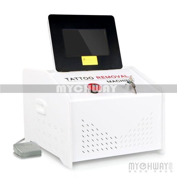 

532nm/1064nm/1320nm yag laser tattoo removal machine q switch eyebrow lipline pigment removal beauty skin care equipment, Black