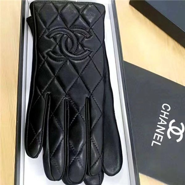 

2019 new turbot logo embroidery uede leather warm touch glove luxury quality full package box for ale