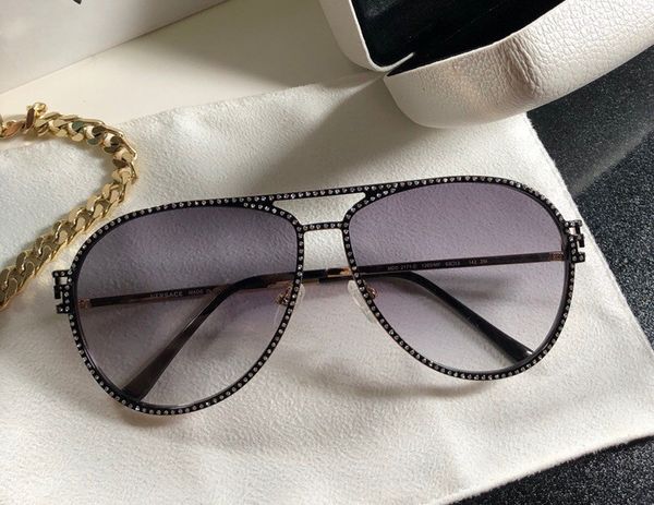 

womens/man square sunglasses black/gold frame gold mirrored lens fashion sunglasses with original case numver181224-1, White;black