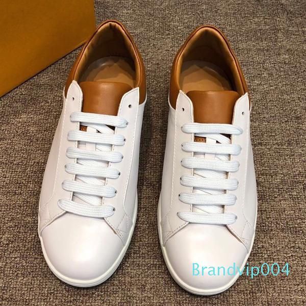 

2019 new arrival luxembourg sneaker mens designer leather sneakers casual fashion flat low shoes walking sports trainers with box, Black