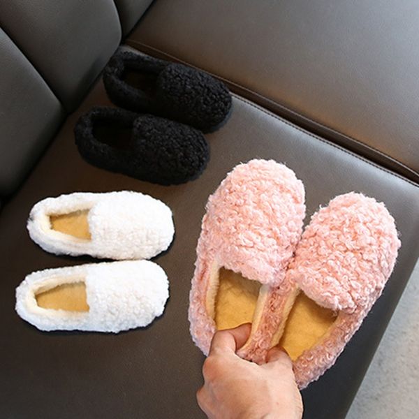 

зимняя девочка теплый сгущает bean обуви плюс бархат дети детского дом теплых дети für хлопок для 1-6yrs повседневной обуви 2020 528