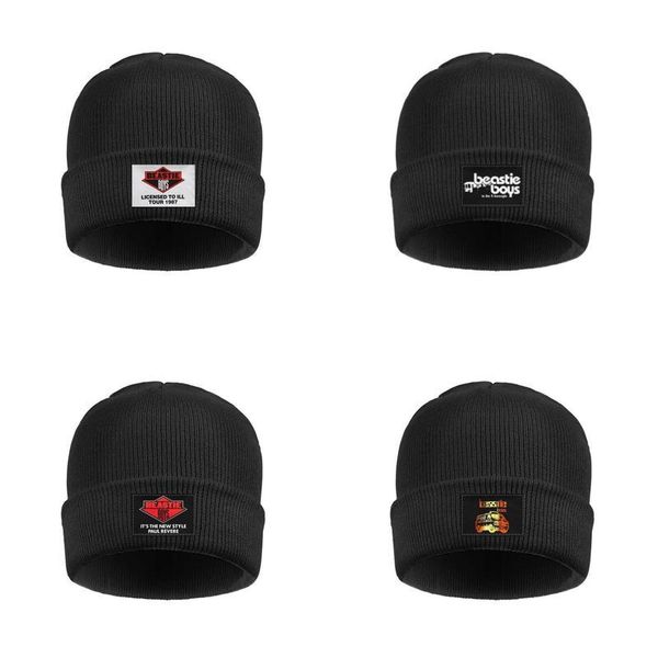 

fashion the beastie boys van art ringer winter ski watch beanie hat roll hats revere mens to the 5 boroughs licensed to ill tour 1987, Blue;gray