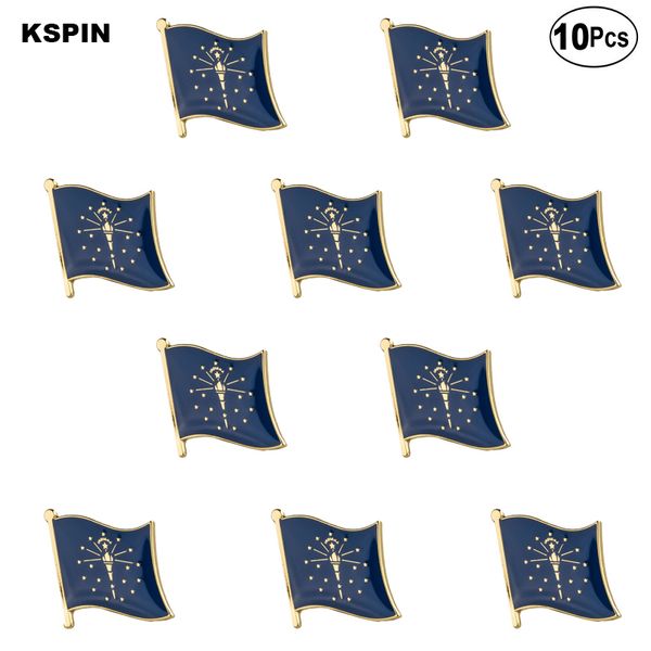 

u.s.a indiana lapel pin flag badge brooch pins badges 10pcs a lot, Gray