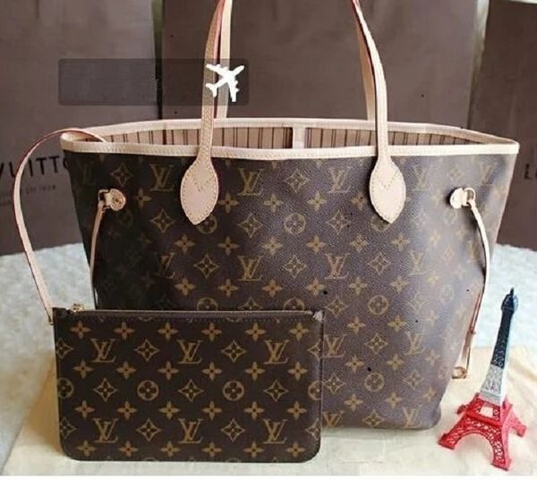 

Новая сумка Луи Виттон NEVERFULL женщины кожаные сумки плеча сумки LV сумка-мессенджер тотализатор