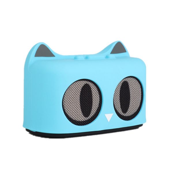 

mini bluetooth cartoon cat wireless speaker with powerful rich room filling sound 3w audio driver usb fm radio subwoofer