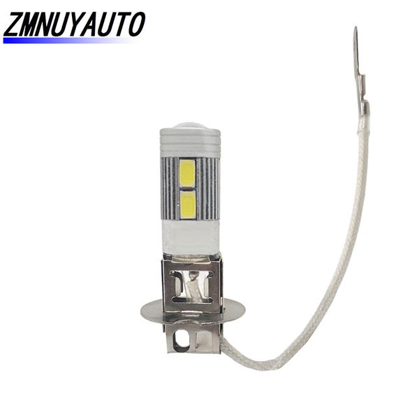 

1pcs led bulb fog light h3 12v led car 10smd 5730 super bright white 6000k auto turn signal driving lamp drl