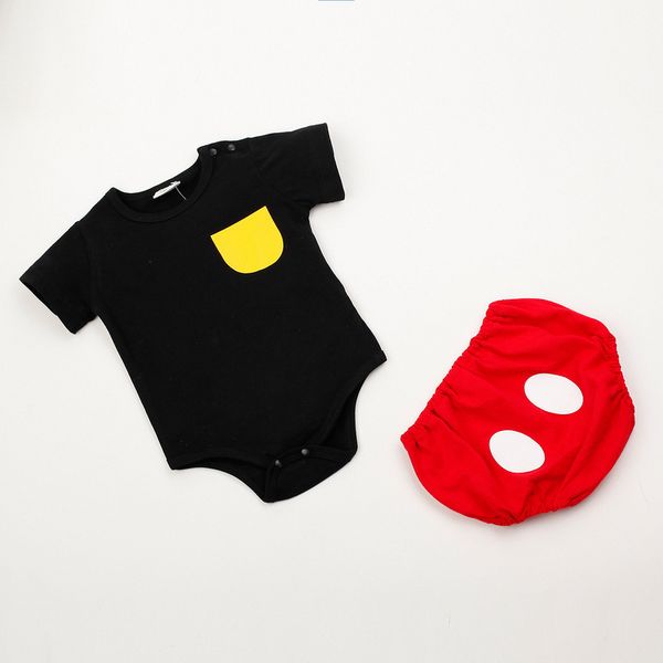 

designer rompers+hat cartoon animal boys girls jumpsuit infant costumes newborn body clothes set 2pcs lovely baby sets y200320, Blue