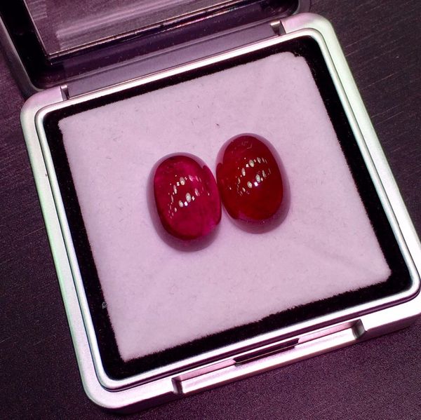 

24.09ct natural rubi tourmaline gemstones loose stones loose gems, Black