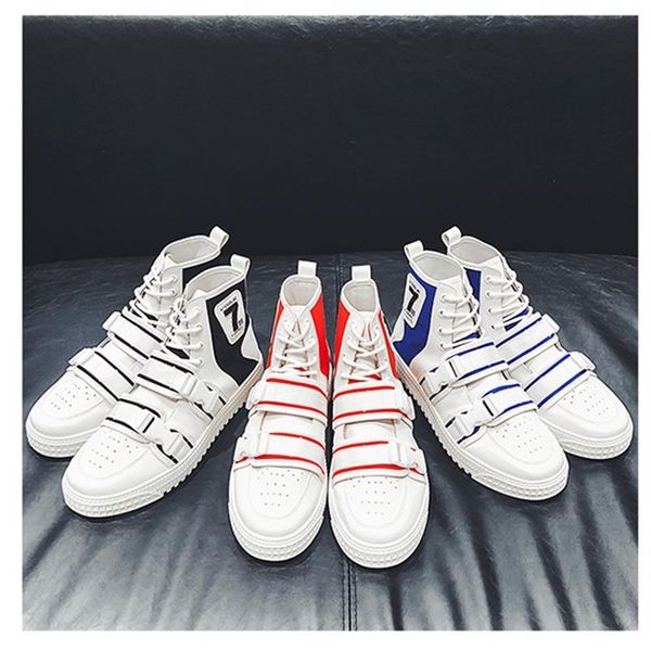 

plimsolls новый дизайнер высокого верха обувь осень ins горячая распродажа хип-хоп молодежный стиль спортивная обувь, Black