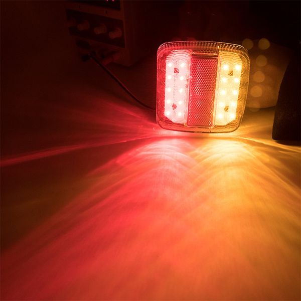 

new1pair 20lamps double-color tail slight brake lights rear light