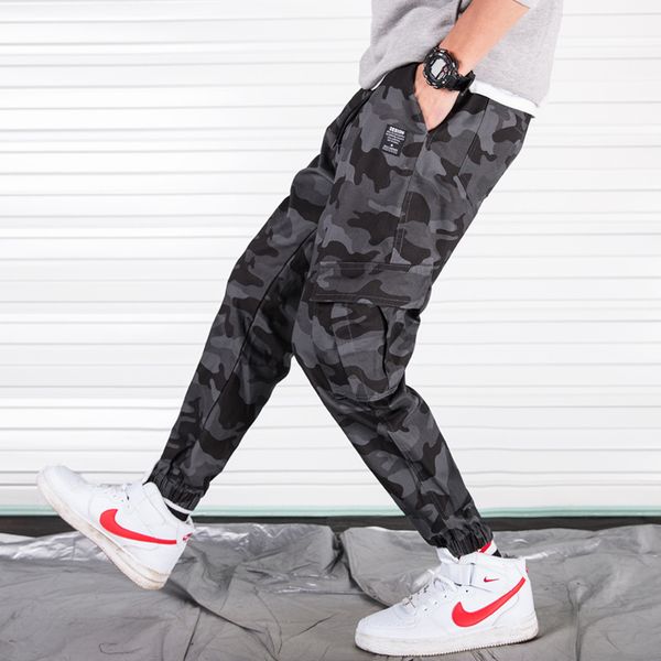 

2019. men's overalls pants relaxation, Black