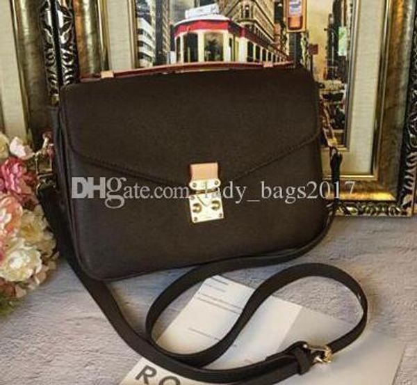 

classic messenger bag real leather women designer handbag printing flowers totes designer bags purse shoulder handbag crossbody bag m40780