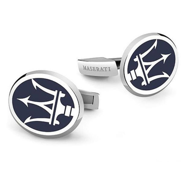 

french fashion brand men's shirts cufflinks black crystal luxury car martha lahti logo cufflink high-end jewelry collection men, Silver;golden