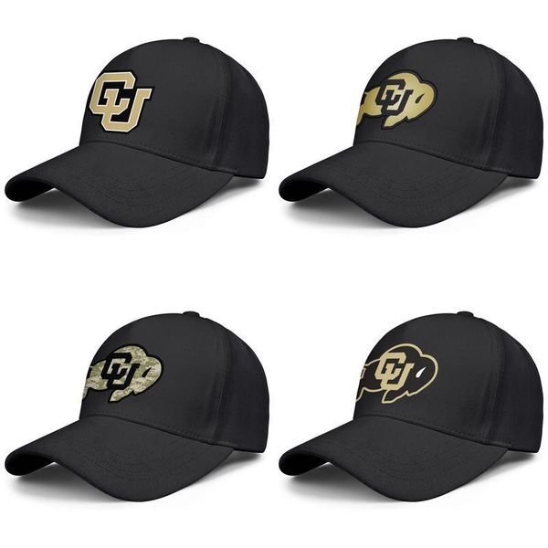 

колорадо буйволы футбол золотой логотип черные мужские и женский дизайн бейсболки установлены пользовательский незаполненный персонализирова, Blue;gray