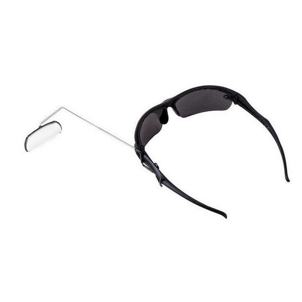 

ekfan 360 degree adjustable bike bicycle riding glasses mirror lightweight aluminum alloy sunglasses mount rear view mirror
